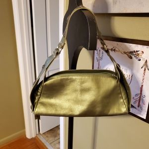 Donald J. Pliner Metallic Green Mini Bag